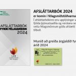 Afsláttarbók 2024 er komin í félagsmiðstöðvarnar
